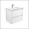 Fienza 750Mm Sc75T Crystal Pure Undermount Stone Top Hampton Wall Hung Vanity Unit White - Special