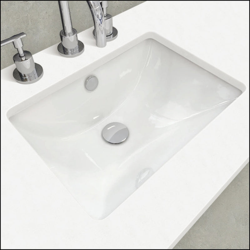 Fienza Crystal Pure 750Mm Sc75Zl Undermount Stone Top Wall Hung Vanity Unit Fingerpull Left Drawers