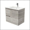Fienza Crystal Pure Sc75Xl 750Mm Undermount Stone Top Edge Industrial Wall Hung Vanity Unit Left