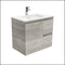 Fienza Crystal Pure Sc75Xr 750Mm Undermount Stone Top Edge Industrial Wall Hung Vanity Unit Right