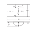 Fienza Dolce 900Mm Tcl90Tk Hampton White Vanity Unit On Kickboard - Special Order Units