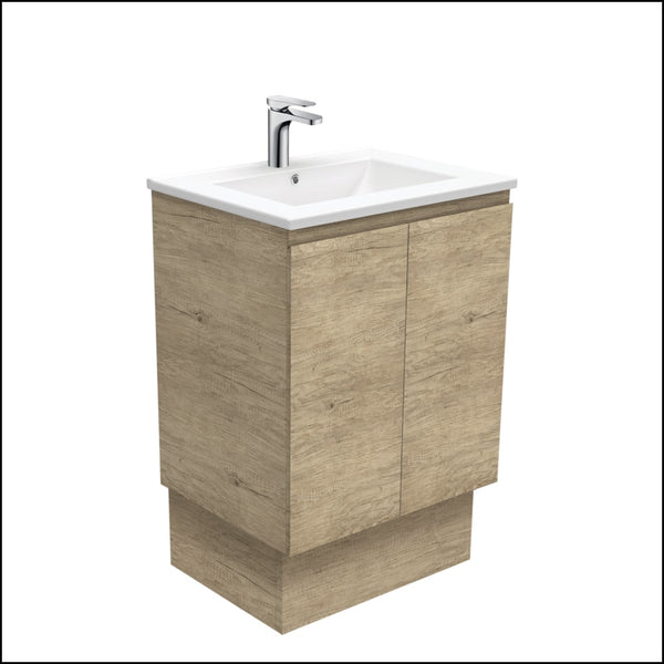Fienza Dolce Edge Tcl60Sk 600Mm Scandi Oak Wall Hung Vanity With Kickboard- Special Order Units