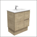 Fienza Dolce Edge Tcl75Skr Scandi Oak 750Mm Vanity With Kickboard Right Drawers - Special Order