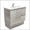 Fienza Dolce Edge Tcl90Xkr 900Mm Industrial Vanity With Kickboard Right Drawers - Special Order