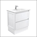 Fienza Dolce Hampton 750Mm Tcl75Tk White Vanity Unit On Kickboard - Special Order Units