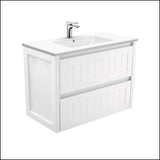 Fienza Dolce Hampton Tcl90T 900Mm White Wall Hung Vanity Unit - Special Order Units