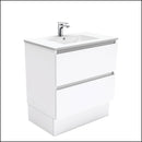 Fienza Dolce Quest Tcl75Qk 750Mm White Vanity Unit On Kickboard - Special Order Units