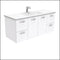 Fienza Dolce Tcl120J 1200Mm Ceramic Wall Hung Vanity With Handles White - Special Order Units