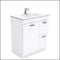 Fienza Dolce Tcl75Nkwr 750Mm White Vanity With Kicker Right Hand Drawers - Special Order Units