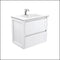 Fienza Dolce Tcl75T Hampton 750Mm Wall Hung Vanity Unit White - Special Order Units