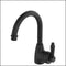 Fienza Eleanor 202104Bl Gooseneck Matte Black Mixer With Handle Basin Mixers