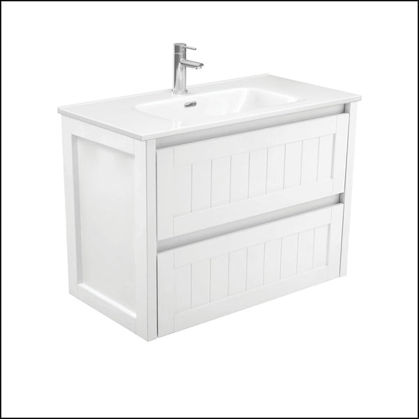 Fienza Joli Jol90T Hampton 900Mm White Wall Hung Vanity Unit - Special Order Units