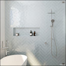 Fienza Kaya Brushed Nickel Twin Shower 455109Bn Showers