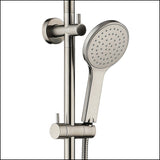 Fienza Kaya Brushed Nickel Twin Shower 455109Bn Showers