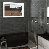 Fienza Kaya Gun Metal Twin Shower 455109Gm Showers