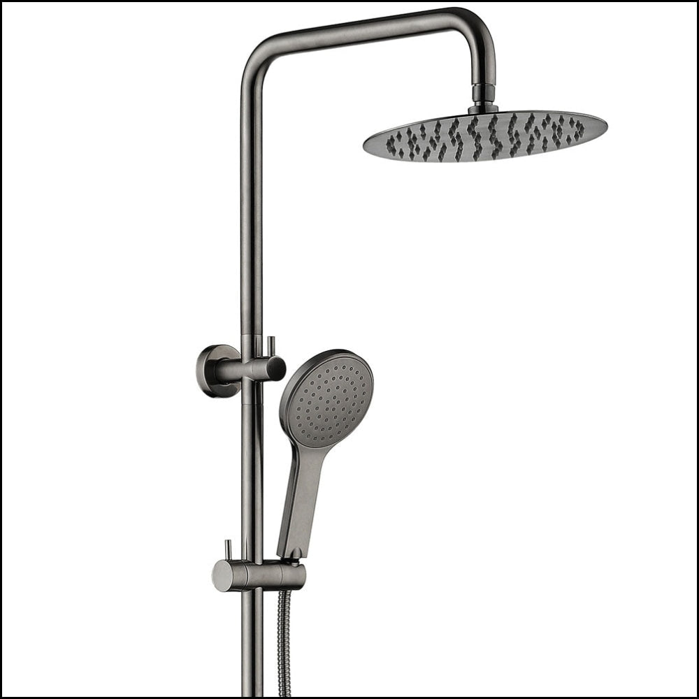 Fienza Kaya Gun Metal Twin Shower 455109Gm Showers