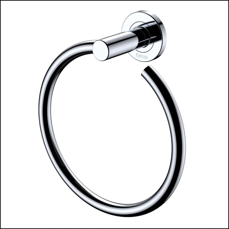Fienza Kaya Hand Towel Ring Chrome 82802 Bathroom Accessories
