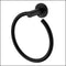 Fienza Kaya Hand Towel Ring Matte Black 82802Mb Bathroom Accessories