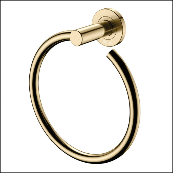 Fienza Kaya Hand Towel Ring Urban Brass 82802Ub Bathroom Accessories