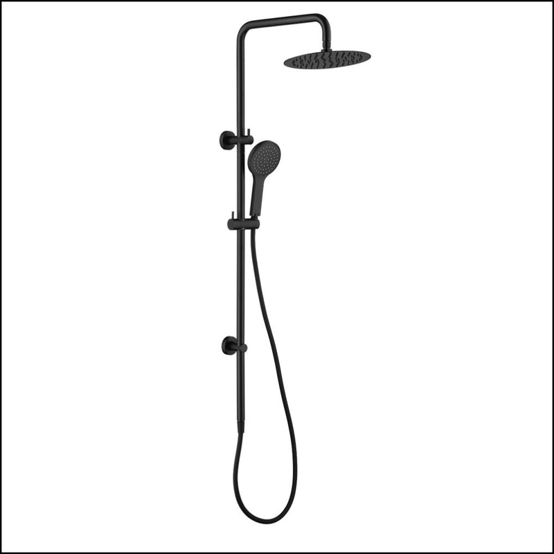 Fienza Kaya Matte Black Twin Shower 455109B Showers
