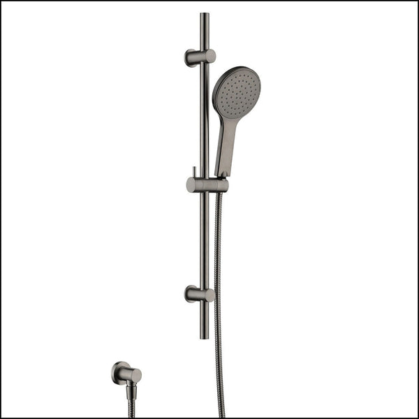 Fienza Kaya Rail Shower Gun Metal 444109Gm Showers