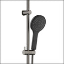 Fienza Kaya Rail Shower Gun Metal Matte Black Head 444109Gmb Showers