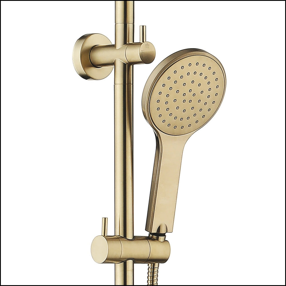 FIENZA Kaya Urban Brass Twin Shower 455109UB – SA Appliance Warehouse