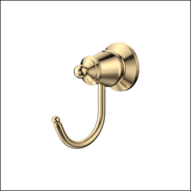 Fienza Lilian Robe Hook Urban Brass 81004Ub Bathroom Accessories