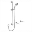 Fienza Lillian Lever Rail Shower Set Chrome 339103 Showers