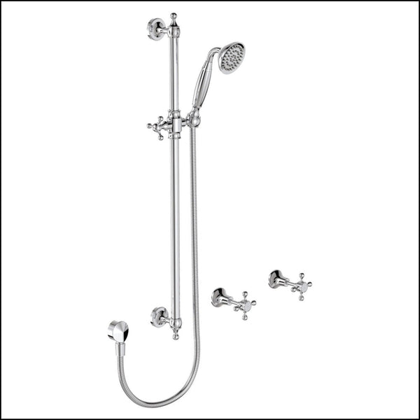 Fienza Lillian Rail Shower Set Chrome 336103 Showers