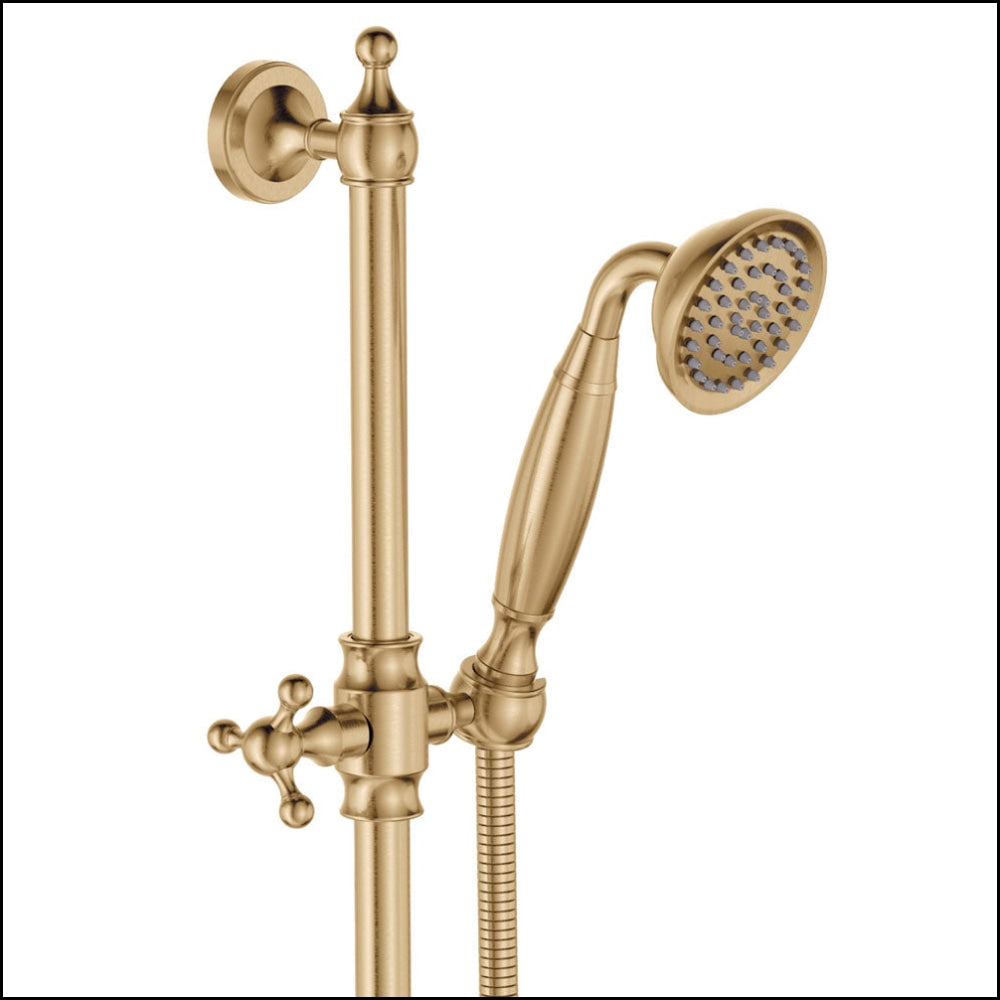 Fienza Lillian Rail Shower Urban Brass 444114Ub Showers