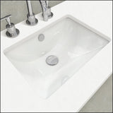 Fienza Sc90Cl 900Mm Crystal Pure Undermount Stone Top Fingerpull Vanity Unit On Kickboard Left