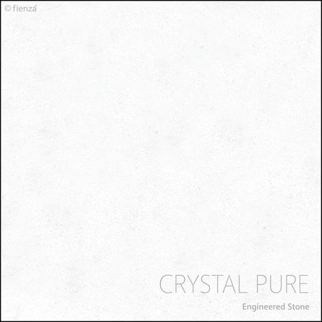 Fienza Sc90Fl 900Mm Crystal Pure Undermount Stone Top Fingerpull Wall Hung Vanity Unit Left Drawers