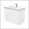 Fienza Sc90Zl 900Mm Crystal Pure Undermount Stone Top Fingerpull Wall Hung Vanity Unit Left Drawers