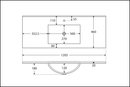 Fienza Tcl120X 1200Mm Dolce Edge Industrial Wall Hung Vanity - Special Order Units