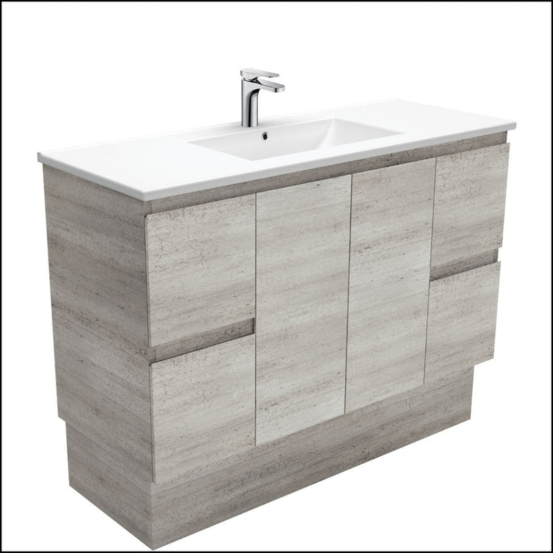 Fienza Tcl120Xk 1200Mm Dolce Edge Industrial Vanity On Kickboard - Special Order Units