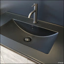 Fienza Tclb90Skl 900Mm Dolce Matte Black Scandi Oak Vanity On Kickboard Left Drawers - Special Order