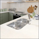 Fienza Tiva 68109 Stainless Steel Double Kitchen Sink - Special Order Undermount Sinks