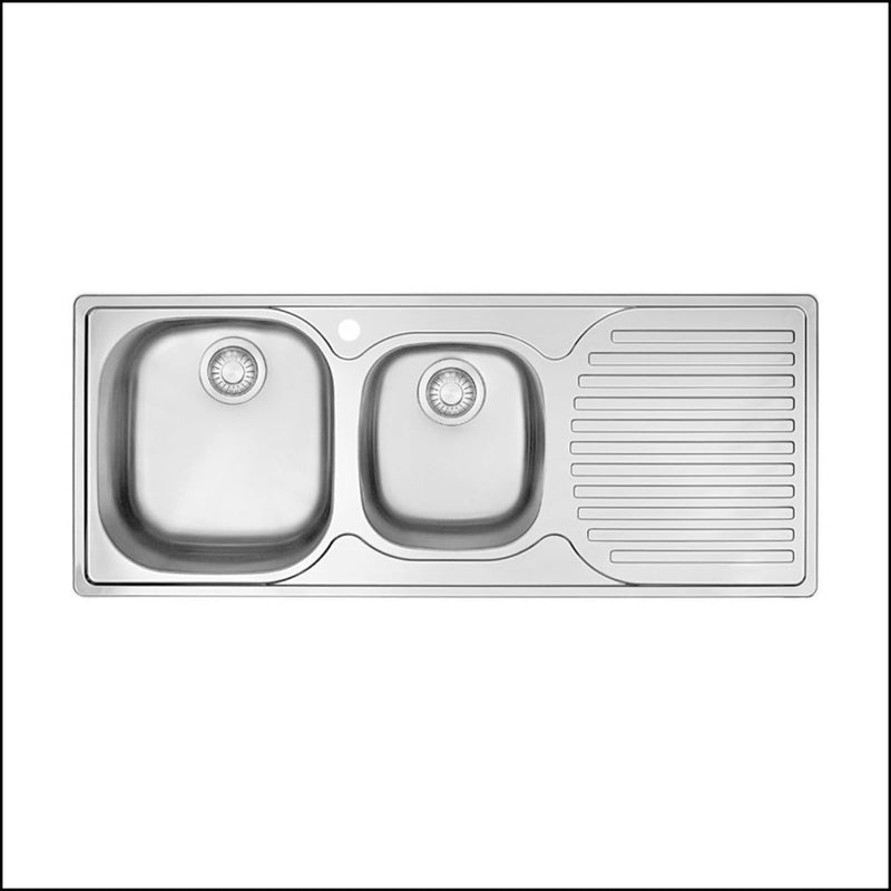 Franke Pfx621Rhd 1 And 3/4 Stainless Steel Sink Top Mounted Kitchen Sinks