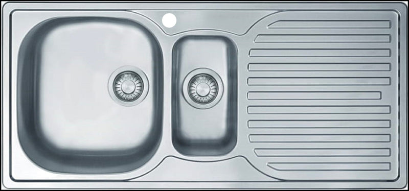 Franke Pfx651 1 And 3/4 Stainless Steel Sink Top Mounted Kitchen Sinks