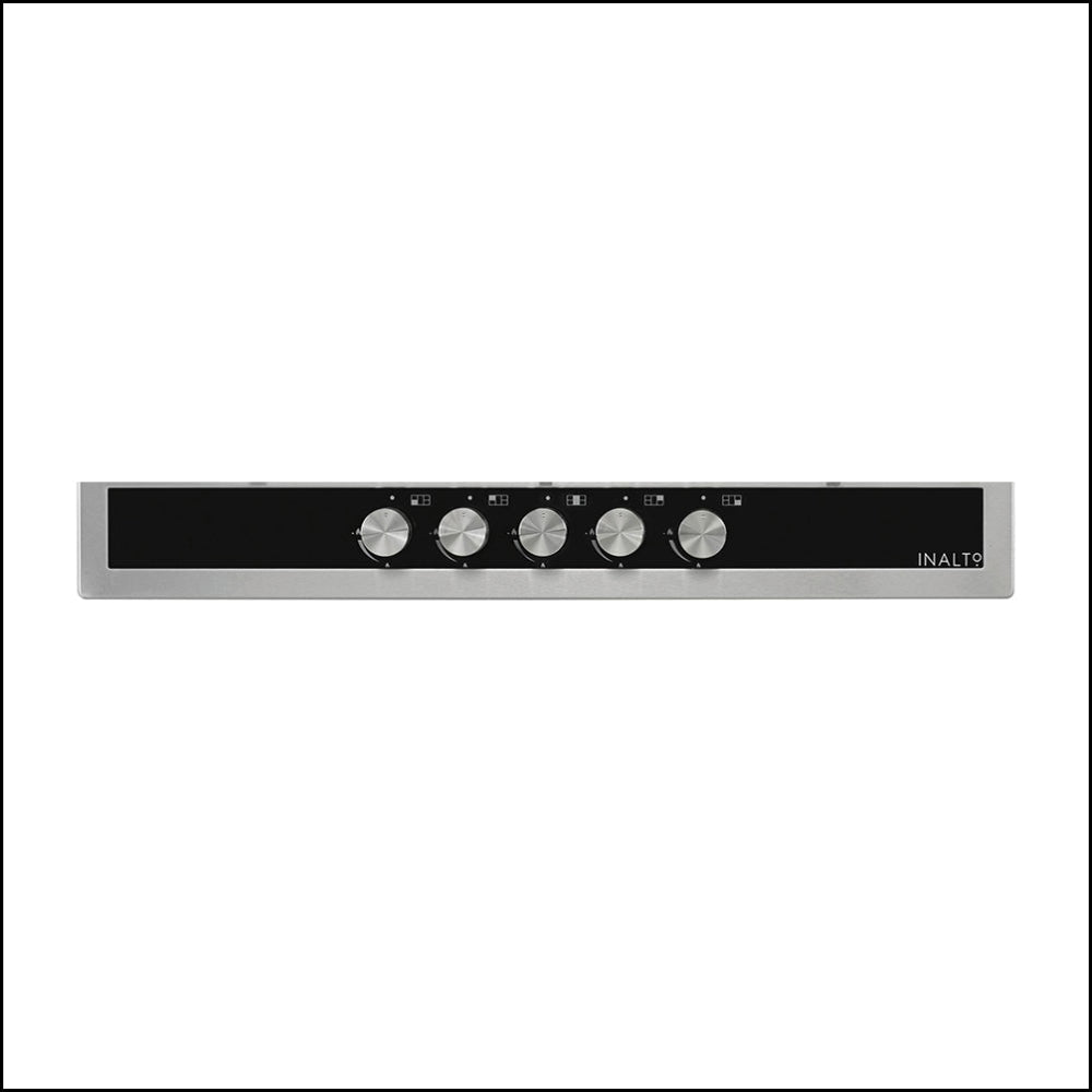 Inalto Icgw70S 70Cm 5 Burner Stainless Steel Gas Cooktop