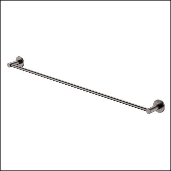 Kaya 900Mm Single Towel Rail Gun Metal 82801Gm Bathroom Accessories