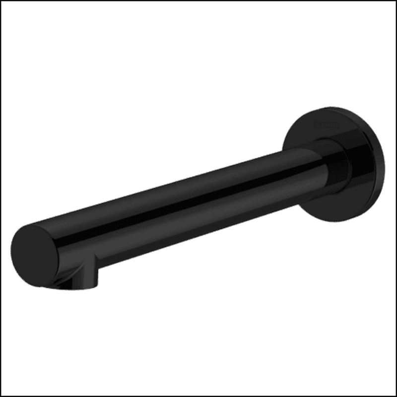 Lucia 3Bs-S-B Straight Basin Spout 200Mm - Black Mixers