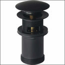 Oliveri Acc706-D-Bk Universal Matte Black Pop Up Plug And Waste Basins