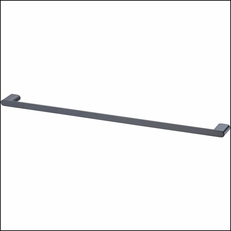 Oliveri Ma830Ac3Mb Madrid Matte Black Single Towel Rail 800Mm Bathroom Accessories