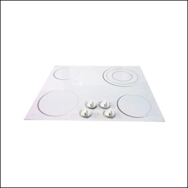 Omega Oa6209W 60Cm White Ceramic Electric Cooktop - Clearance Stock