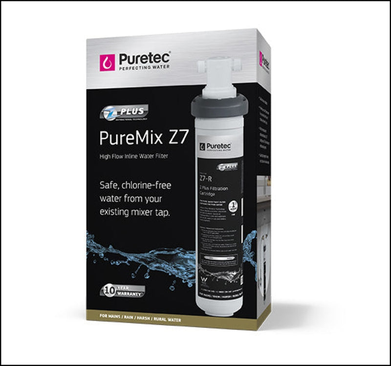 Puretec Puremix-Z7 High Flow 1 Micron Inline Water Filter System - 60 560 Litres Capacity Special