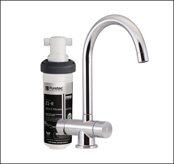 Puretec Z1-T5 Tripla Water Filter Kit Undersink With 3 Way Led Mixer Tap - Special Order In 1 Mixers