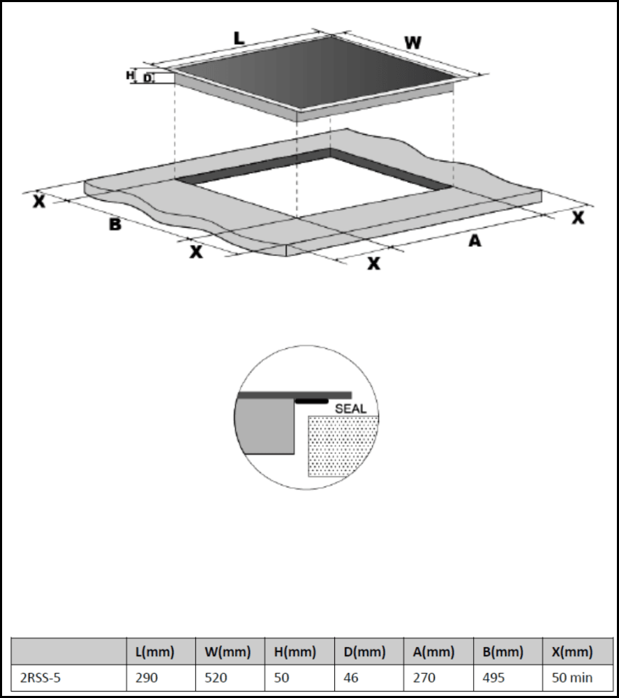 Technika 2Rss-5 30Cm Ceramic Electric Cooktop