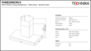 Technika Fhee229Sc9S-5 90Cm High Extraction Rangehood Canopy Rangehoods